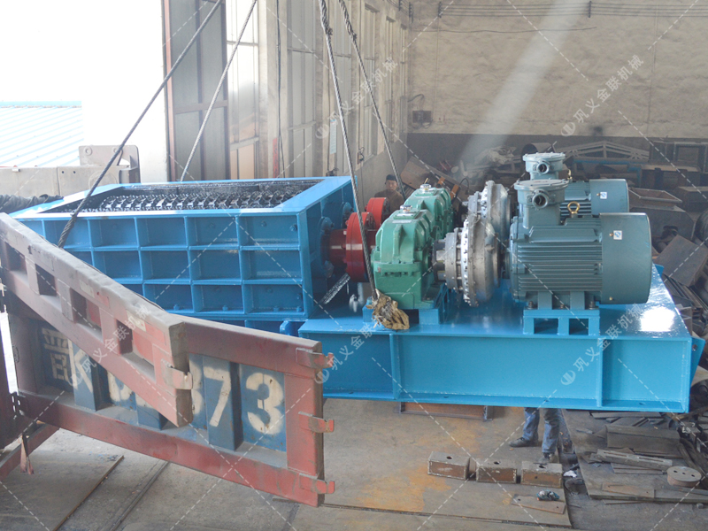 中型強(qiáng)力齒輥式破碎機(jī)發(fā)貨圖片_發(fā)往山西太原_煤礦破煤